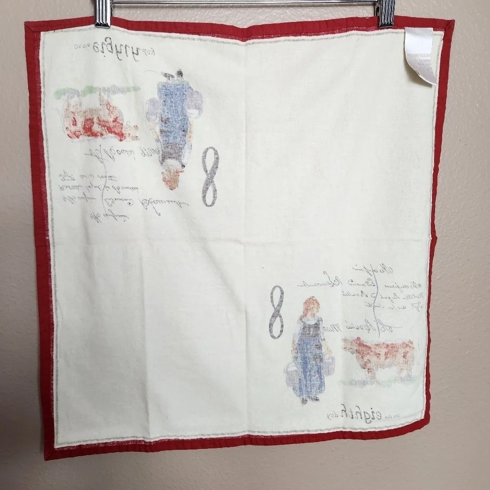 Williams Sonoma 12 Days Of Christmas Napkin #8